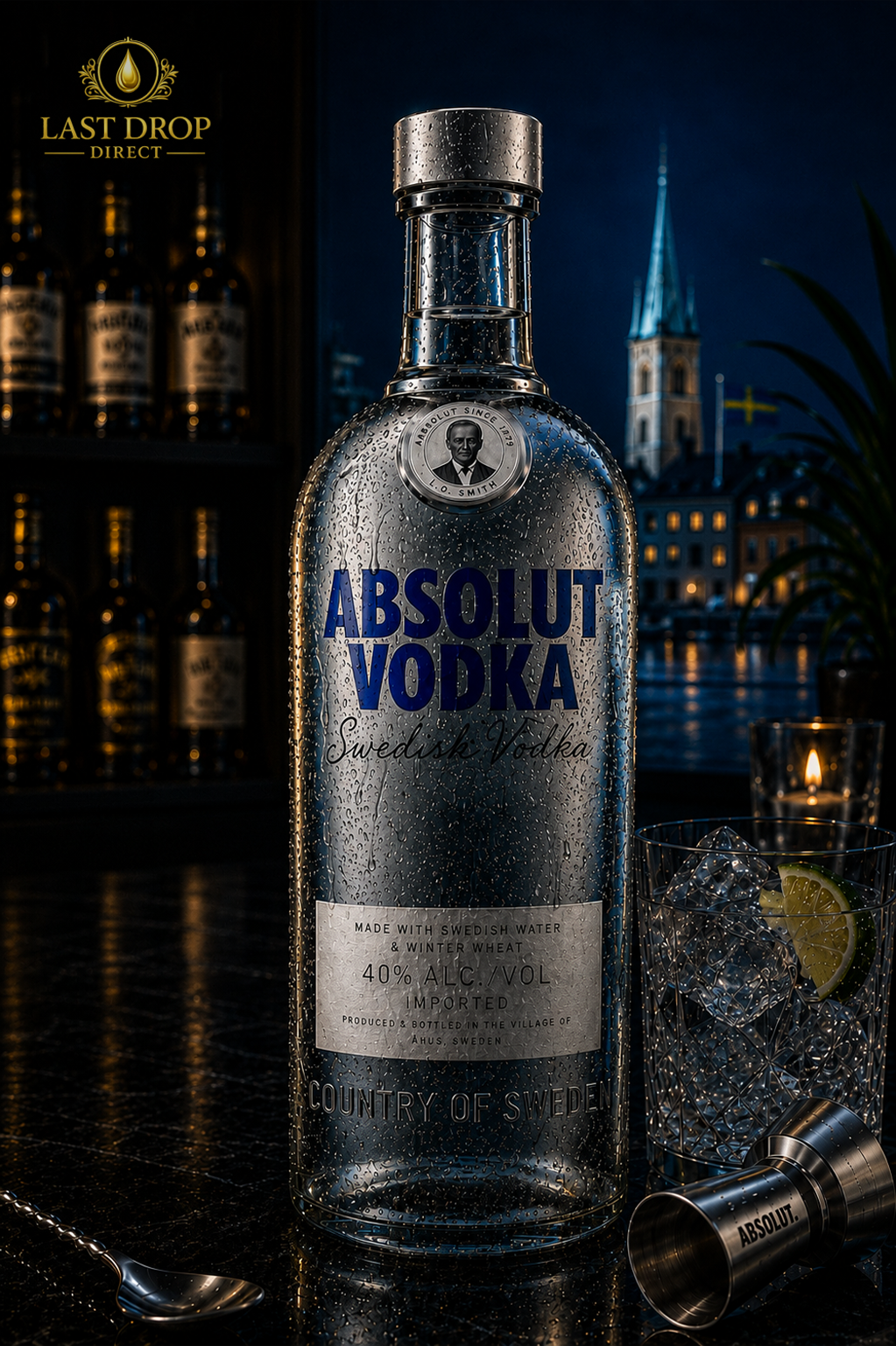 Absolut Original Swedish Vodka, 70cl