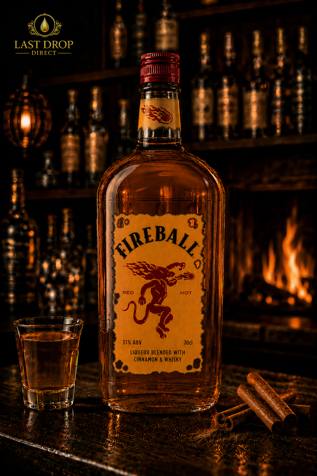 Fireball Cinnamon Whisky Liqueur