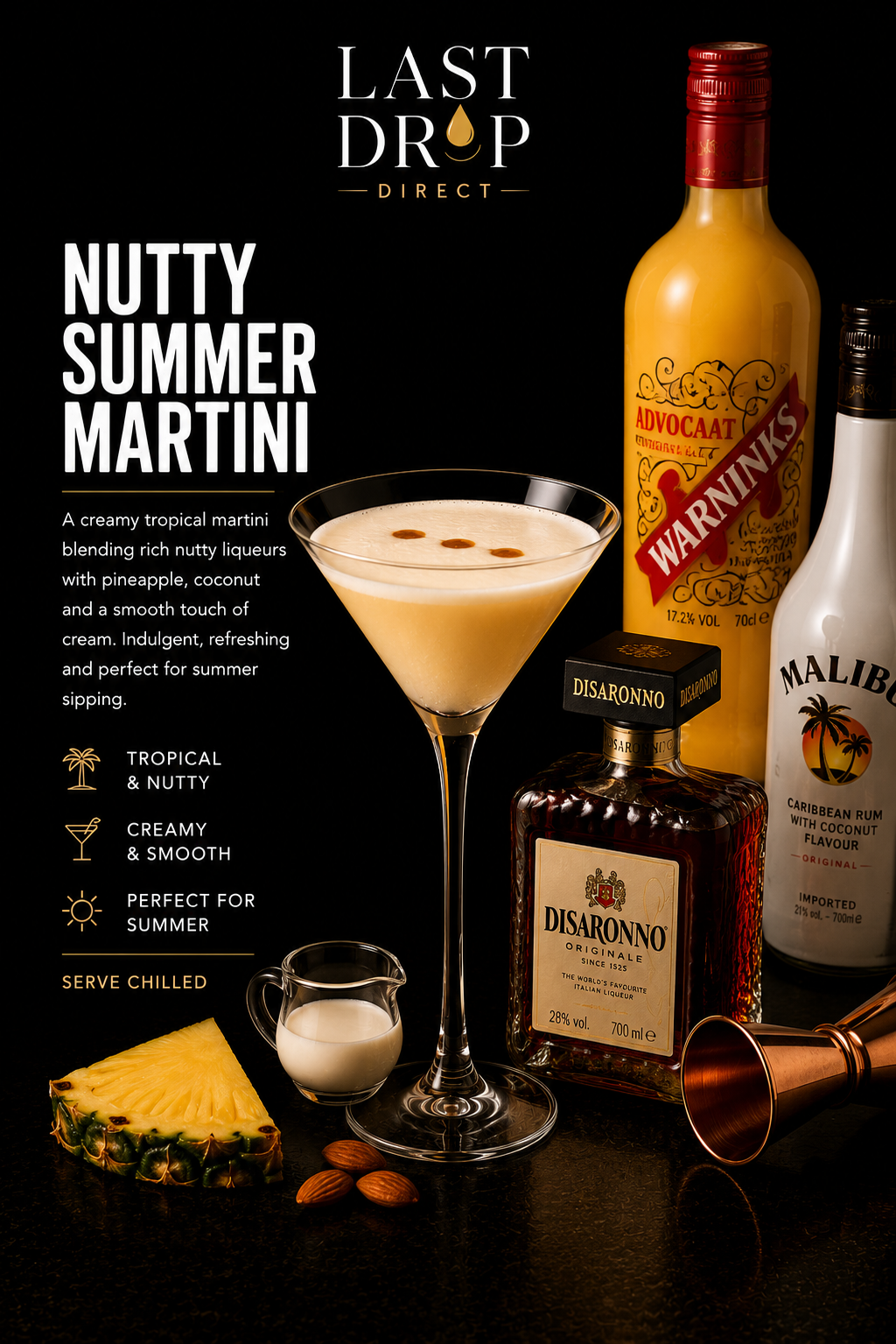 Nutty Summer Martini