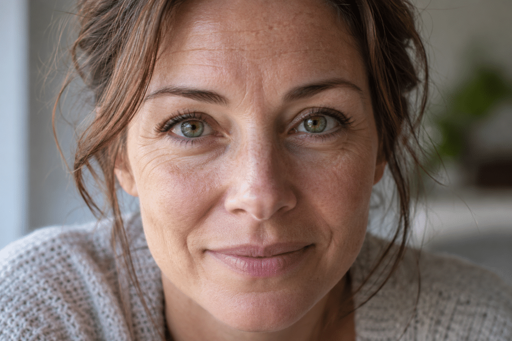 Close-up portrait of a woman looking directly at the camera, illustrating new hope for people with sight loss following a breakthrough in gene therapy.